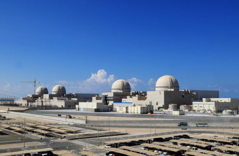 Drone strike sparks a fire on the edge of UAE nuclear facility