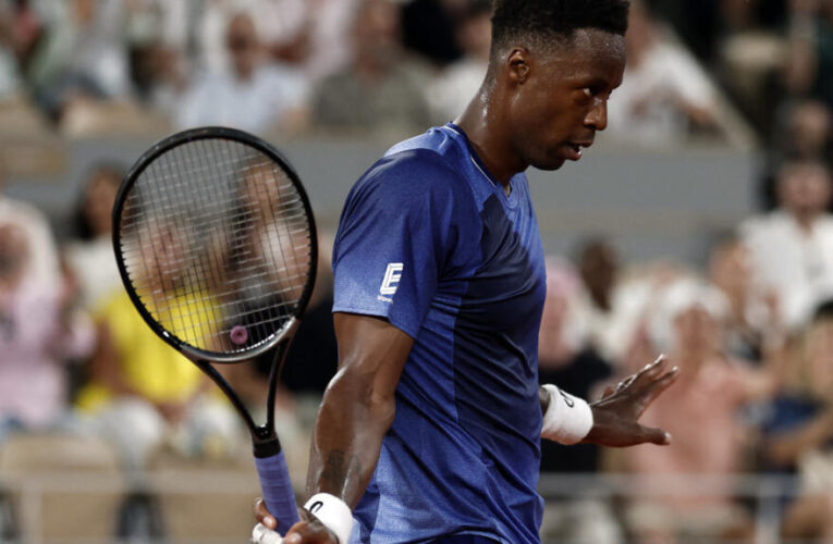 France’s Monfils eliminated in first round for final French Open