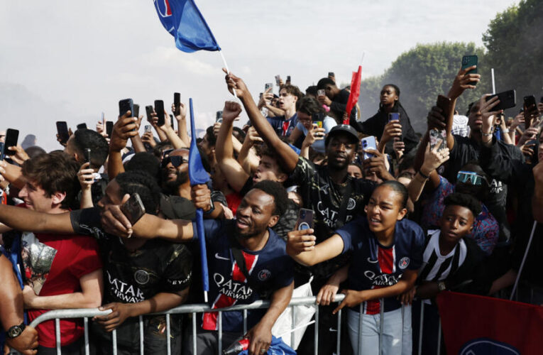 In pictures: Paris hosts PSG victory parade after back-to-back Champions League titles