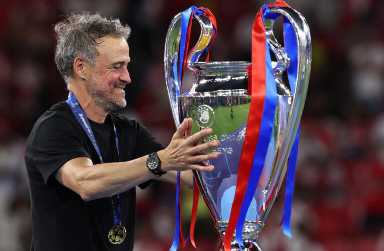 Luis Enrique hails ‘even bigger’ win as PSG retain Champions League title
