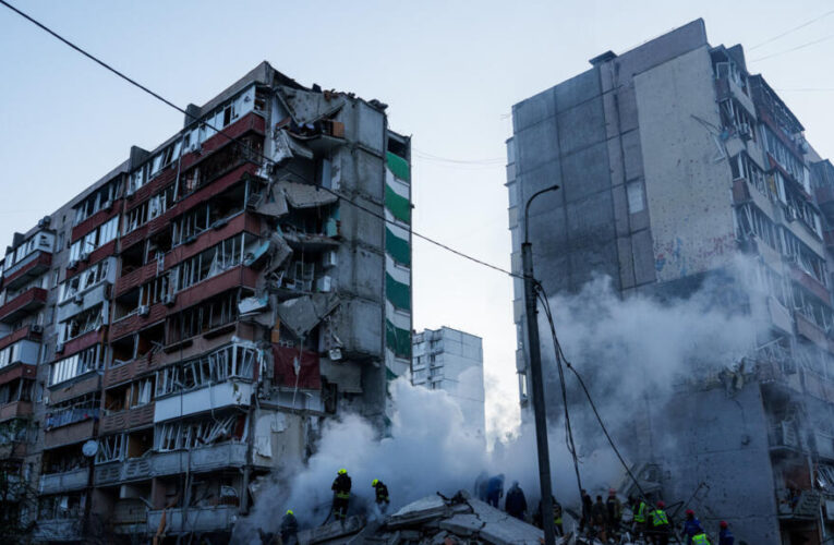 Russian ballistic missile attack hits Kyiv after Moscow vows retaliation