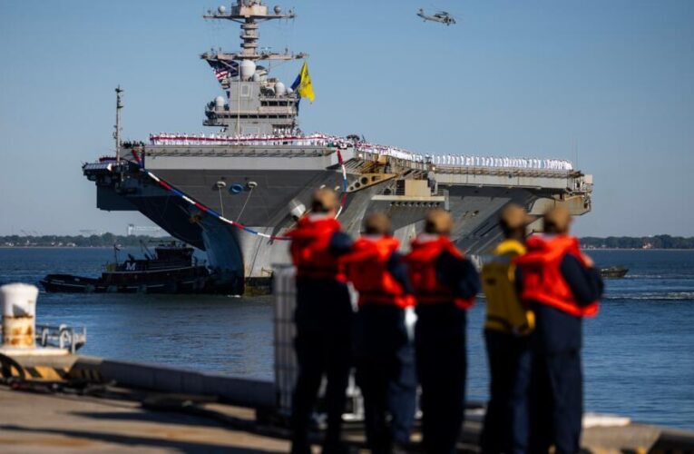 Middle East live: USS Ford returns from Iran war after longest deployment since Vietnam