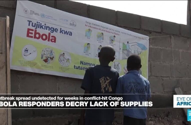 Congo’s Ebola responders decry lack of supplies