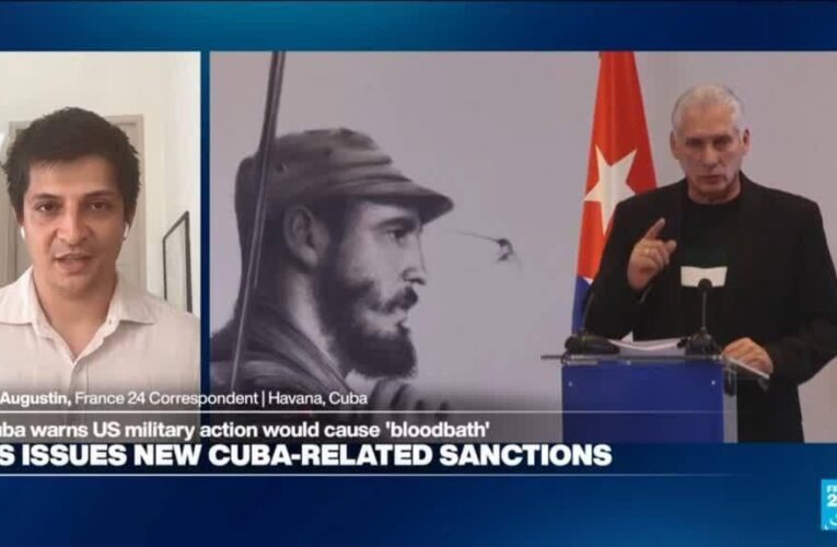 Cuba warns of ‘bloodbath’ if US attacks; Washington adds sanctions