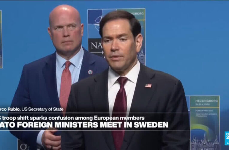 REPLAY: US Secretary of State Marco Rubio speaks to the press at NATO meeting
