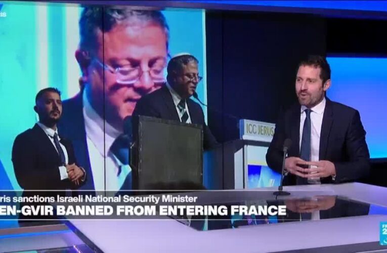 Israeli minister Ben-Gvir banned from entering France