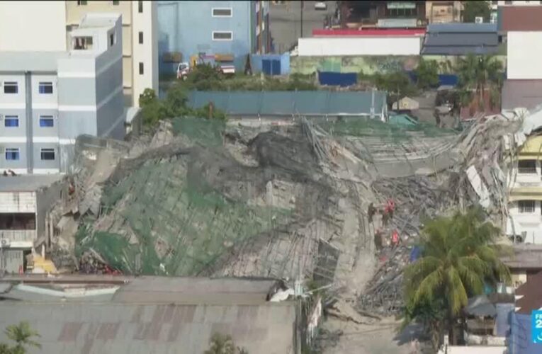 Philippines: Deadly building collapse traps workers in Manila