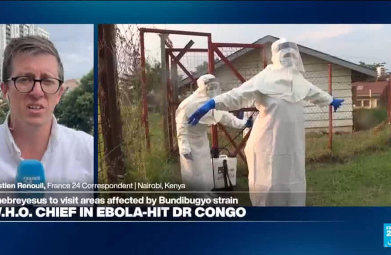 WHO chief lands in DR Congo, saying Ebola outbreak ‘can be stopped’