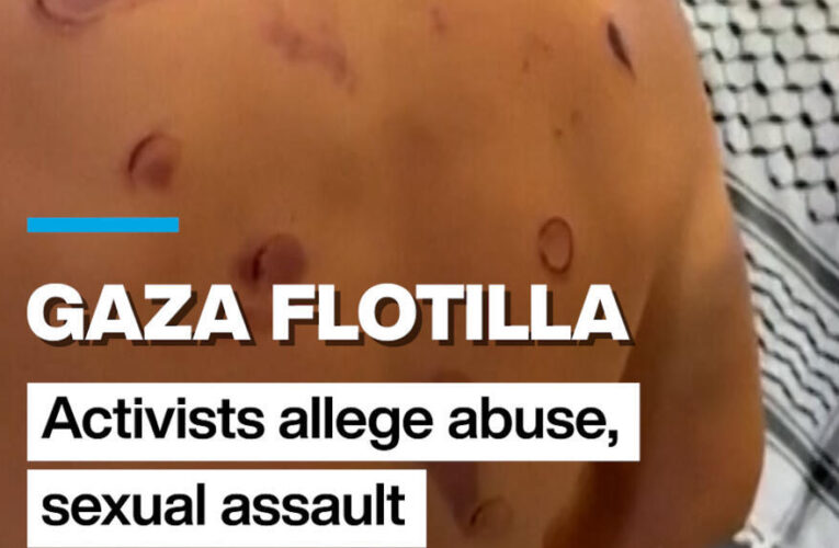 Gaza flotilla: Activists allege abuse, sexual assault on return from Israel