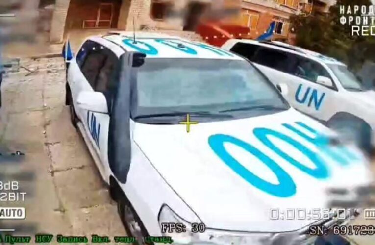 ‘Aid workers are targeted’: Russian drones strike UN convoy in Ukraine