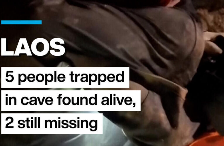 5 people trapped in Laos cave found alive, 2 still missing