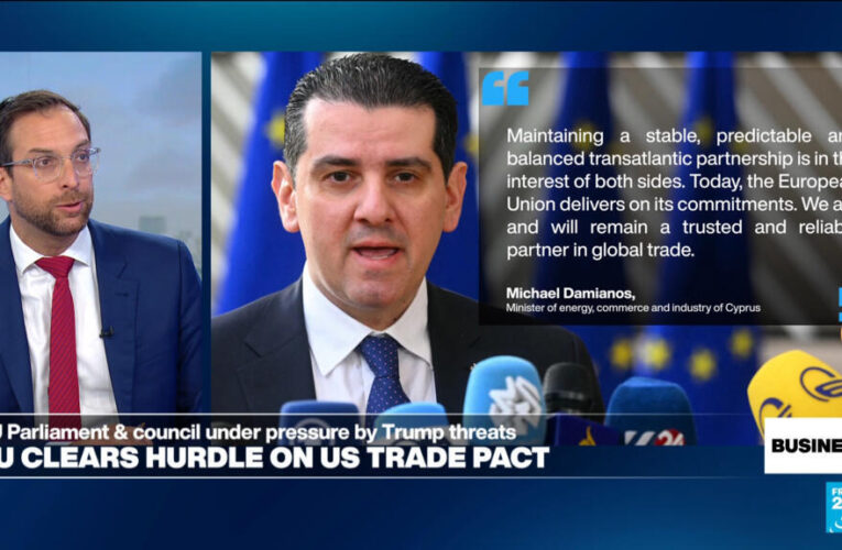 EU makes headway towards ratifying US trade deal, under pressure from Trump