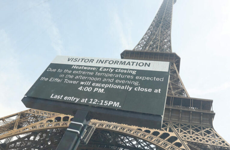 Extreme heat forces early closure of Paris tourist attractions