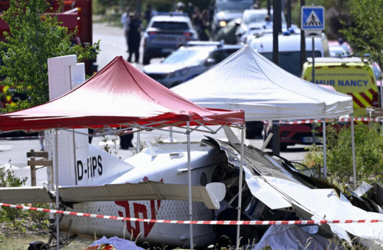 Skydiving plane crashes in France, killing all 11 people on board
