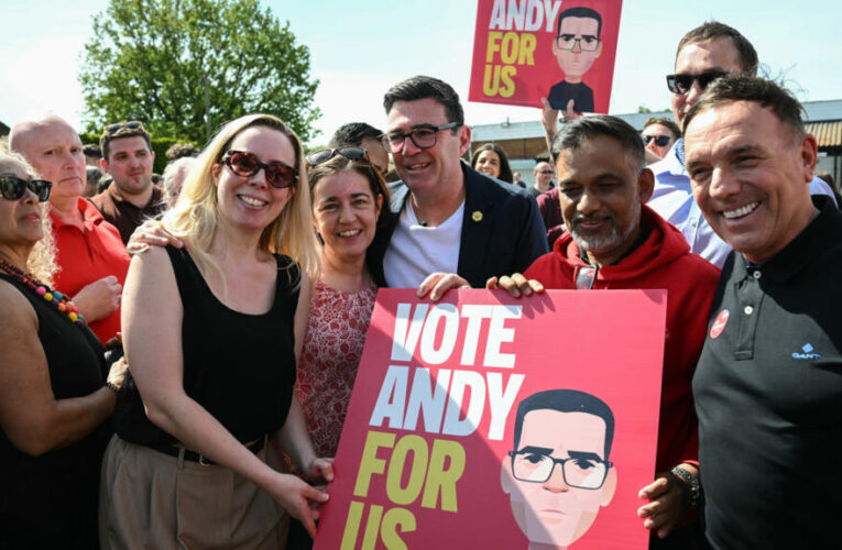 Starmer rival Andy Burnham seeks win in local UK poll pivotal to PM’s fate