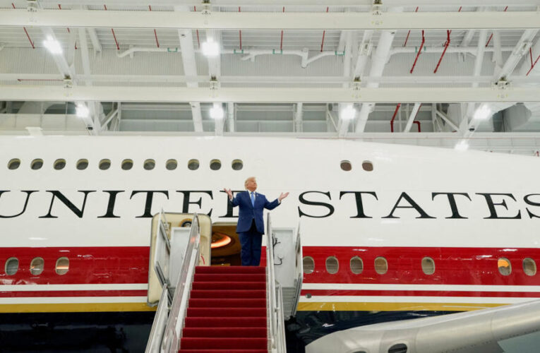 Trump unveils new Air Force One converted from luxury jet gifted by Qatar