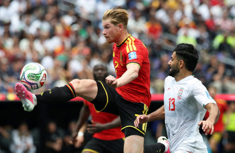 World Cup 2026: Ten-man Belgium held to goalless draw by Iran