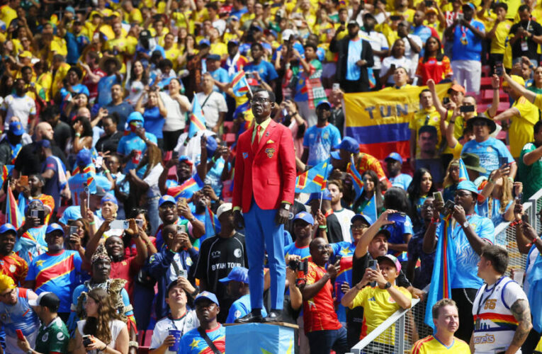 World Cup 2026: ‘Living statue’ of Lumumba joins DR Congo fans after quarantine