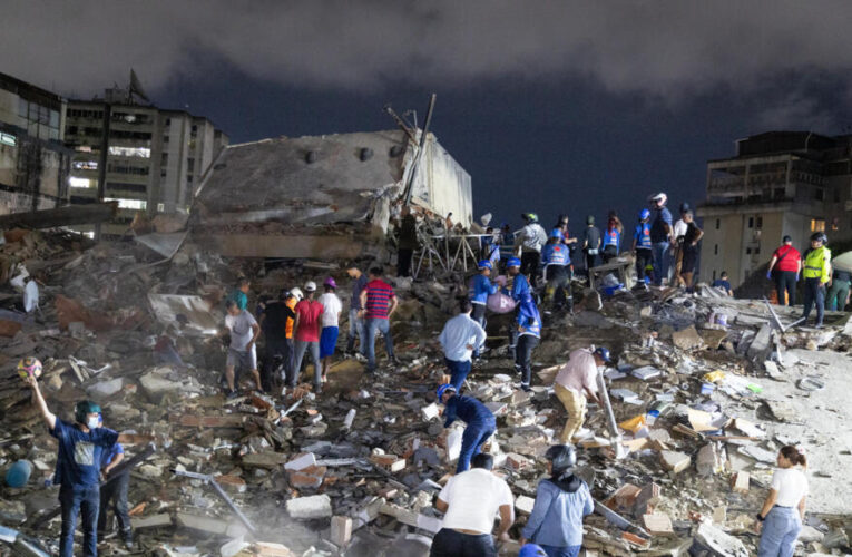Venezuela earthquakes live: US ‘immediately deploying’ rescuers, Rubio says