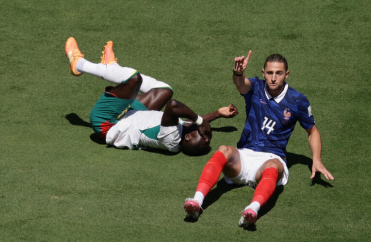 France midfielder Rabiot joins Vinicius in criticising World Cup final pitch