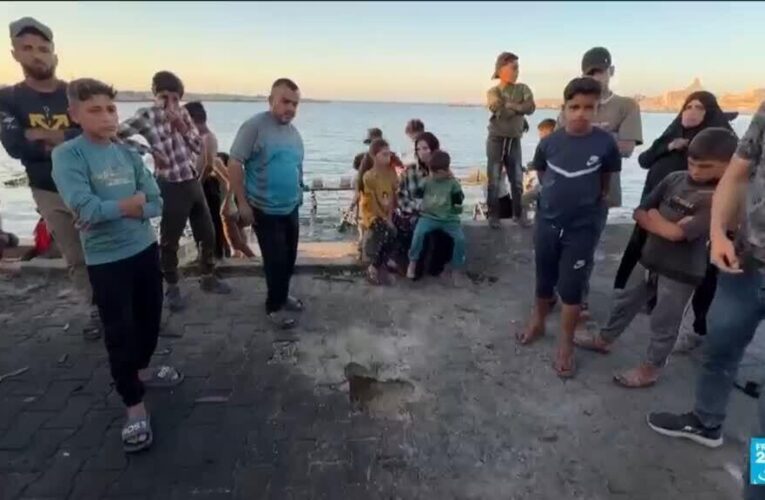 Israeli strike kills at least two at Gaza seaport café, medics say