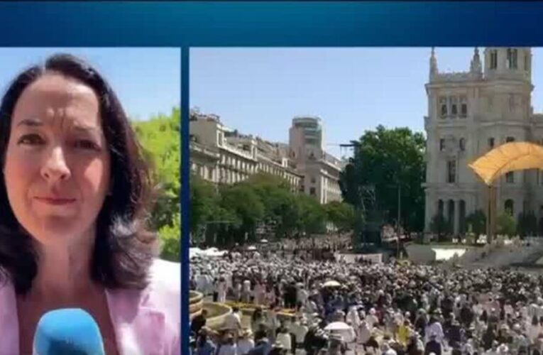 More than a million attend Pope Leo’s mass in Spain