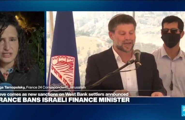 France bans Israeli minister Smotrich in coordinated sanctions push