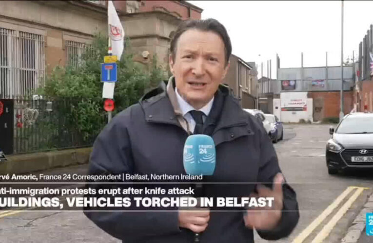 Anti-immigrant violence erupts across Belfast after knife attack