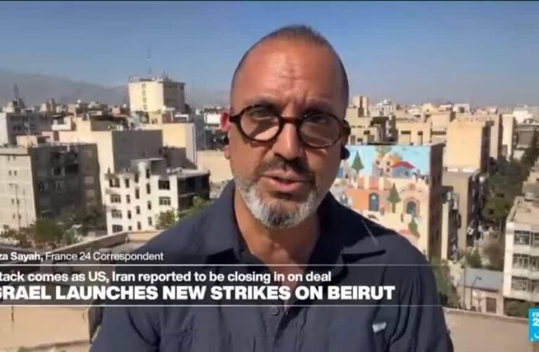 Israeli military strikes Beirut suburbs in the lead-up to anticipated US-Iran deal