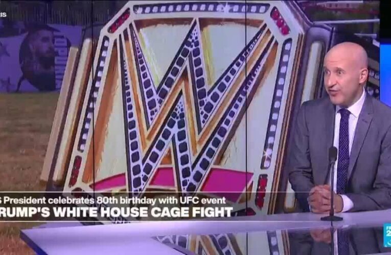 Donald Trump turns 80 and celebrates with UFC cage fighting on the White House lawn