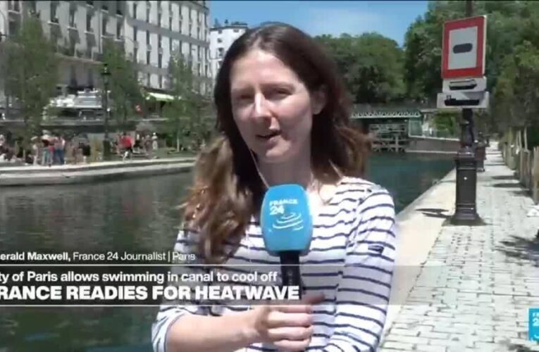 Iconic Paris canal opens to swimmers as residents seek ways to cope with heatwave