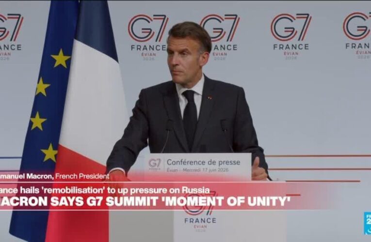 Replay: Macron holds press conference as G7 summit comes to an end