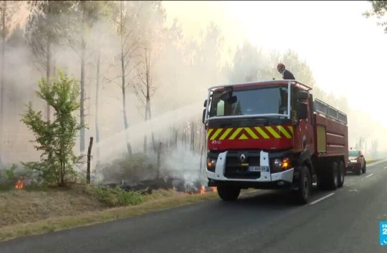 France on red alert for forest fires amid extreme heat