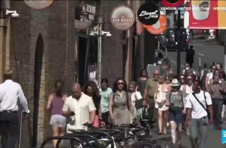UK swelters in hottest June day on record