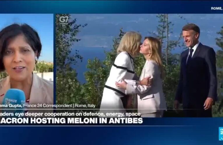 France’s Macron hosts Italy’s Meloni after Trump rift