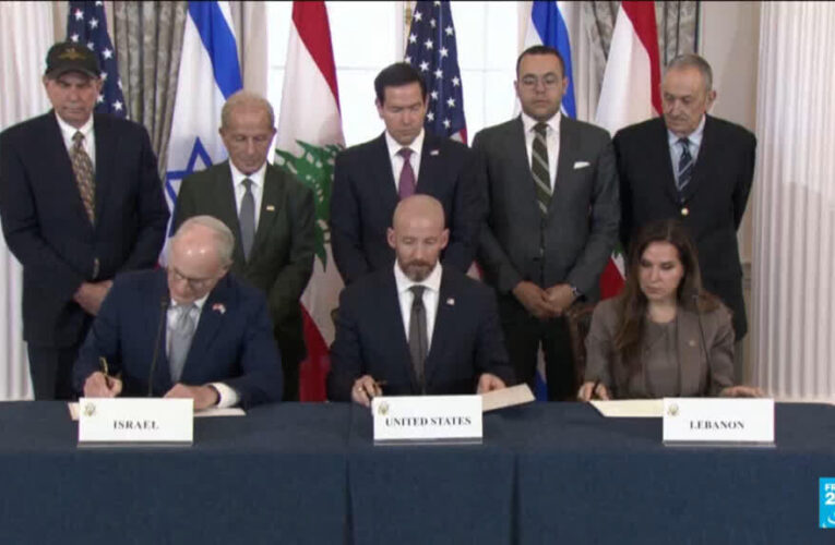 New US-Lebanon-Israel agreement signed