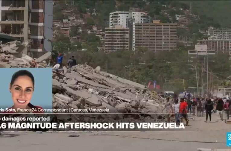 Aftershock hits Caracas as rescue efforts enter critical hours in Venezuela