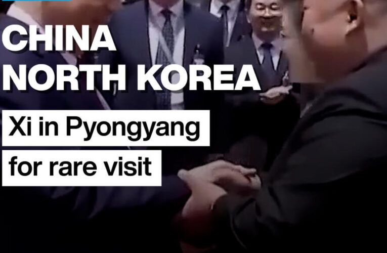 China’s Xi arrives in North Korea for rare visit