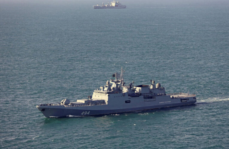 Russian warship fires warning shots at UK-flagged yacht in the English Channel