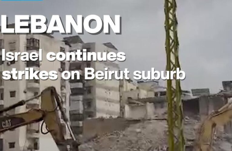 Israel continues strikes on Beirut suburb