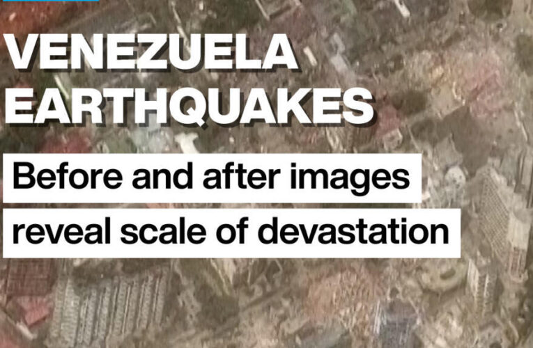 Venezuela earthquakes: Before and after images reveal scale of devastation