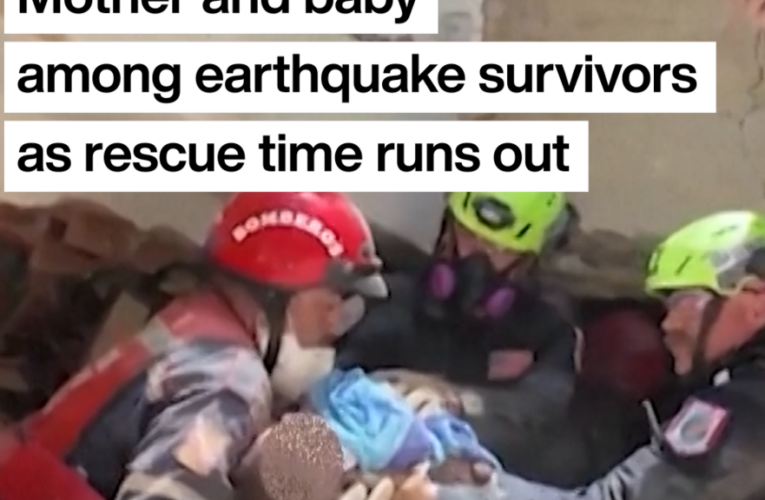 Venezuela: Mother and baby among earthquake survivors as rescue time runs out