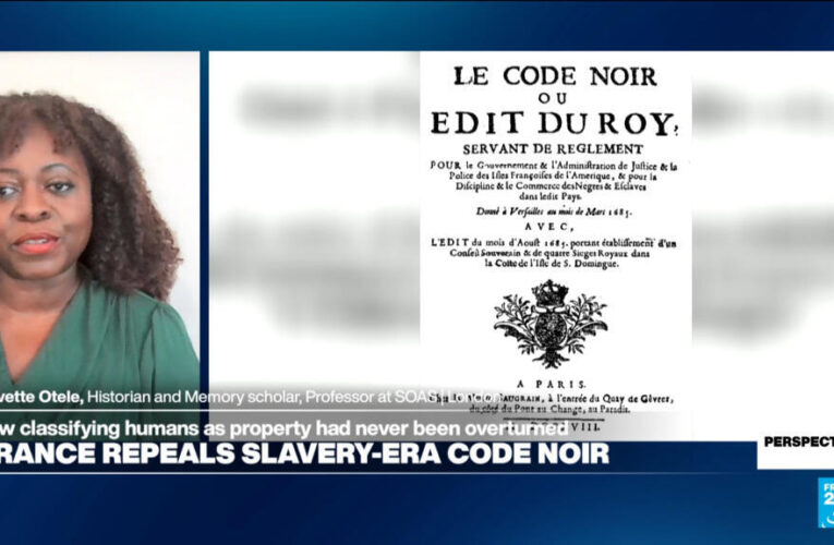 French slavery law repealed: ‘Now we can start talking about reparations,’ historian says