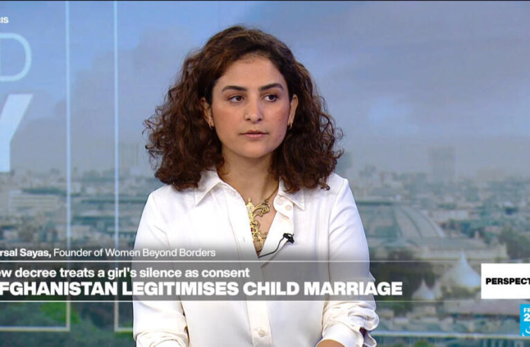 Writer and journalist Mursal Sayas on Afghanistan’s child marriage epidemic