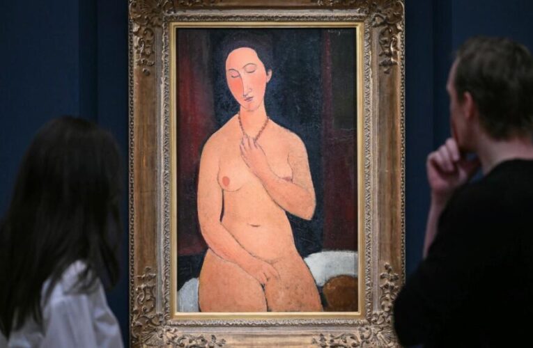 Modigliani nude sets European auction record at London art sale