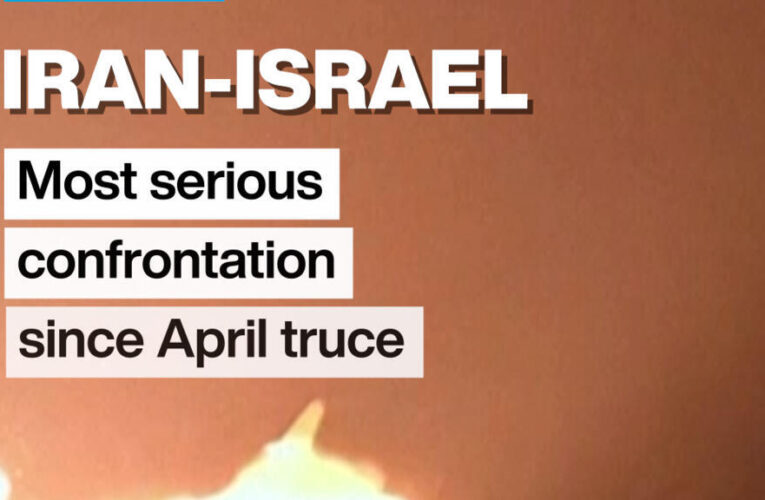Israel, Iran trade fire in first clash since truce
