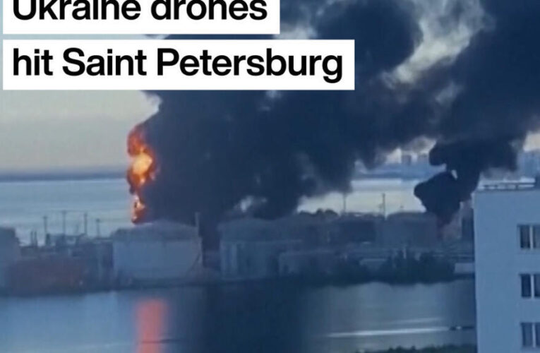 Russia: Ukraine drones hit Saint Petersburg