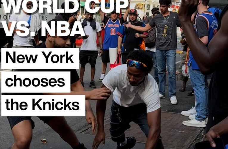 World Cup? Not today: New York is celebrating the Knicks