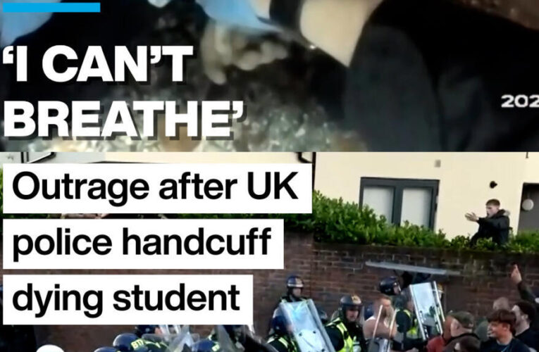 UK: Outrage grows after police handcuff dying student