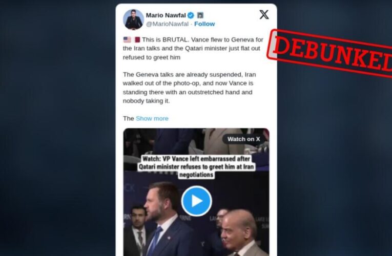 Was JD Vance snubbed by Qatar’s prime minister?
